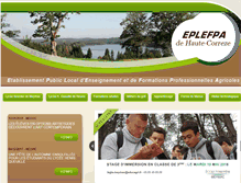 Tablet Screenshot of lycees-neuvic-meymac.fr